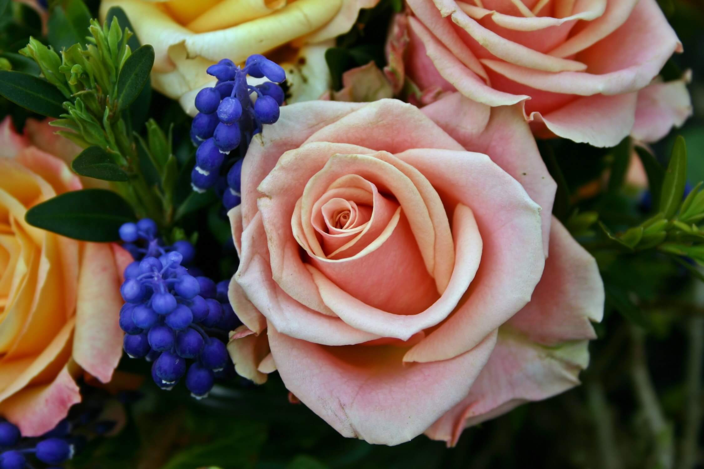 Sympathy flower arrangement