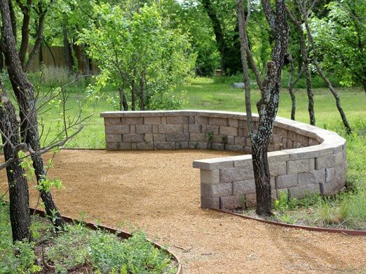 Outdoor theatre in the gardens at Reflection Pointe